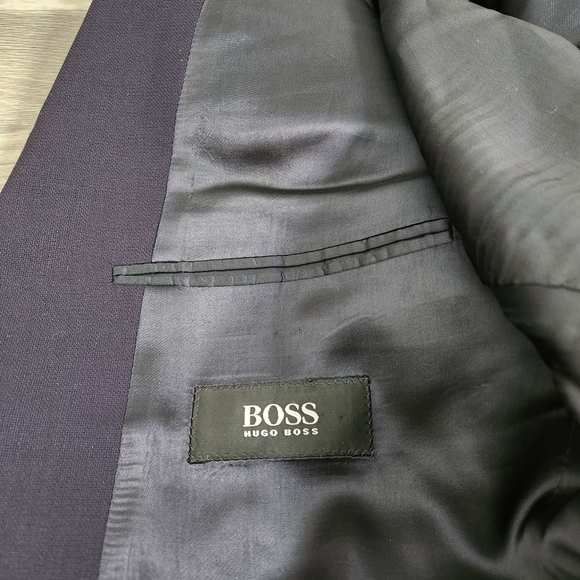 Loro Piana -Hugo Boss Blazer 44L Made in USA‎ Business Professional Classic Wool - Picture 7 of 13